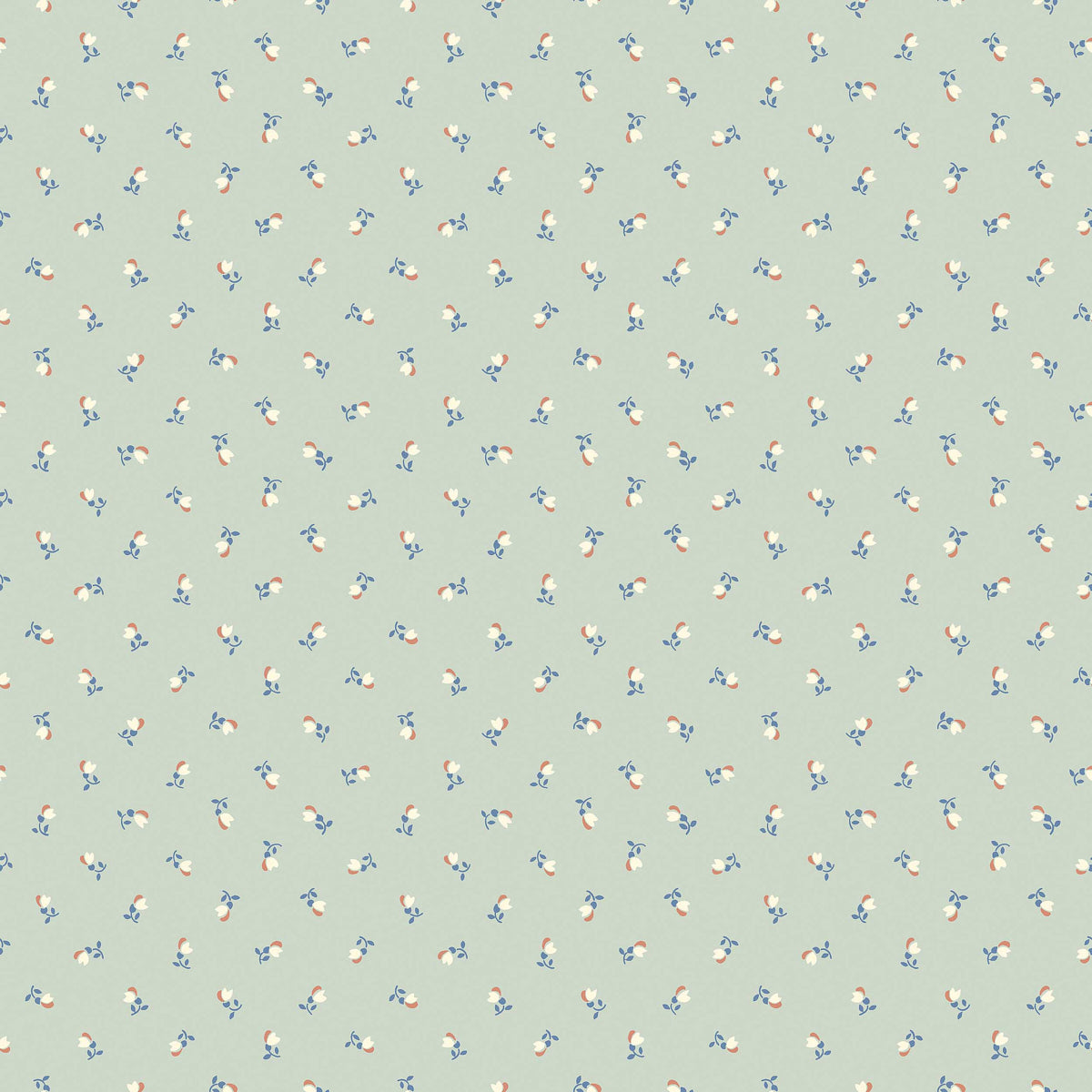Petite Chérie - Aqua - Schumacher 7782 Wallpaper