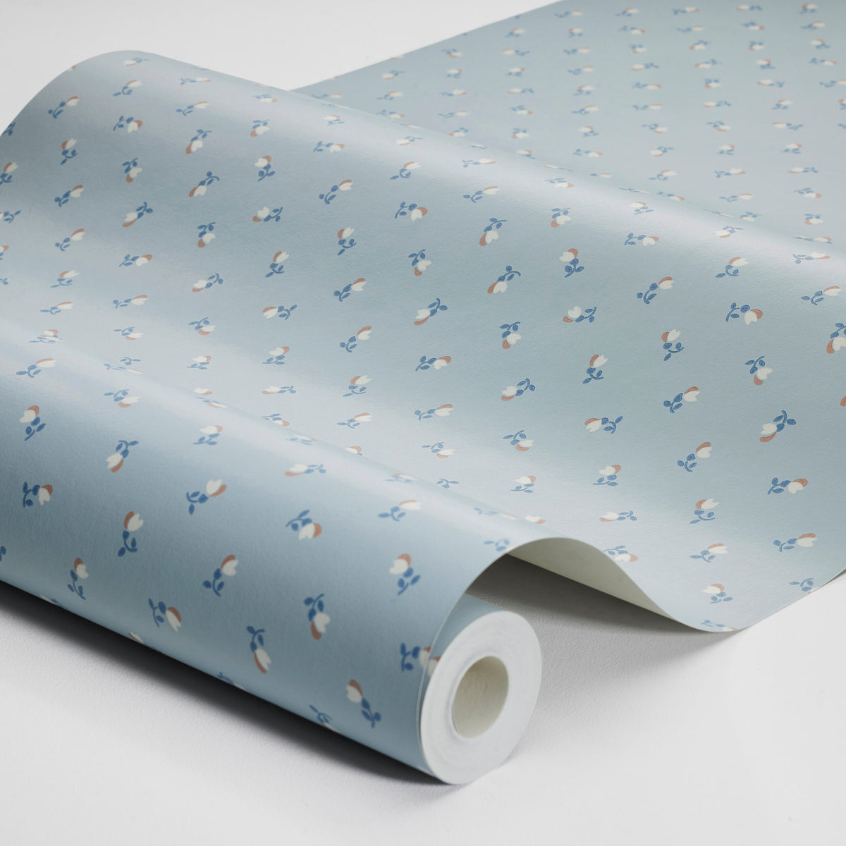 Petite Chérie - Blue - Schumacher 7783 Wallpaper - Schumacher Wallpaper