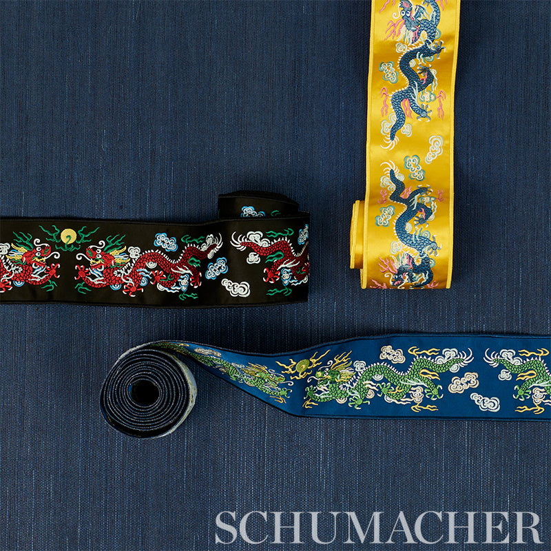LILI-DRAGON-TAPE-BLACK-SCHUMACHER-78170 - Schumacher Trim