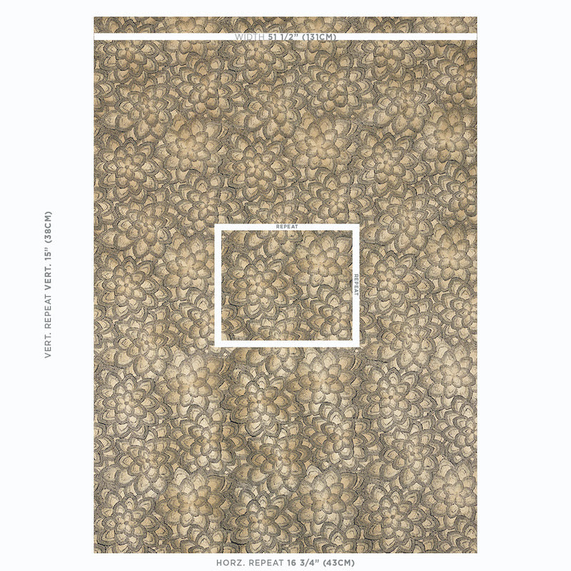 LOTUS-EMBROIDERY-GOLD-SCHUMACHER-78340