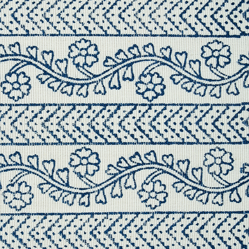ARBELA-HAND-BLOCKED-TAPE-INDIGO-SCHUMACHER-78441 - Schumacher Recortar