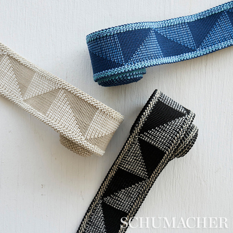 TEAGUE-TAPE-INDOOR-OUTDOOR-BLACK-SCHUMACHER-78532 - Schumacher Recortar