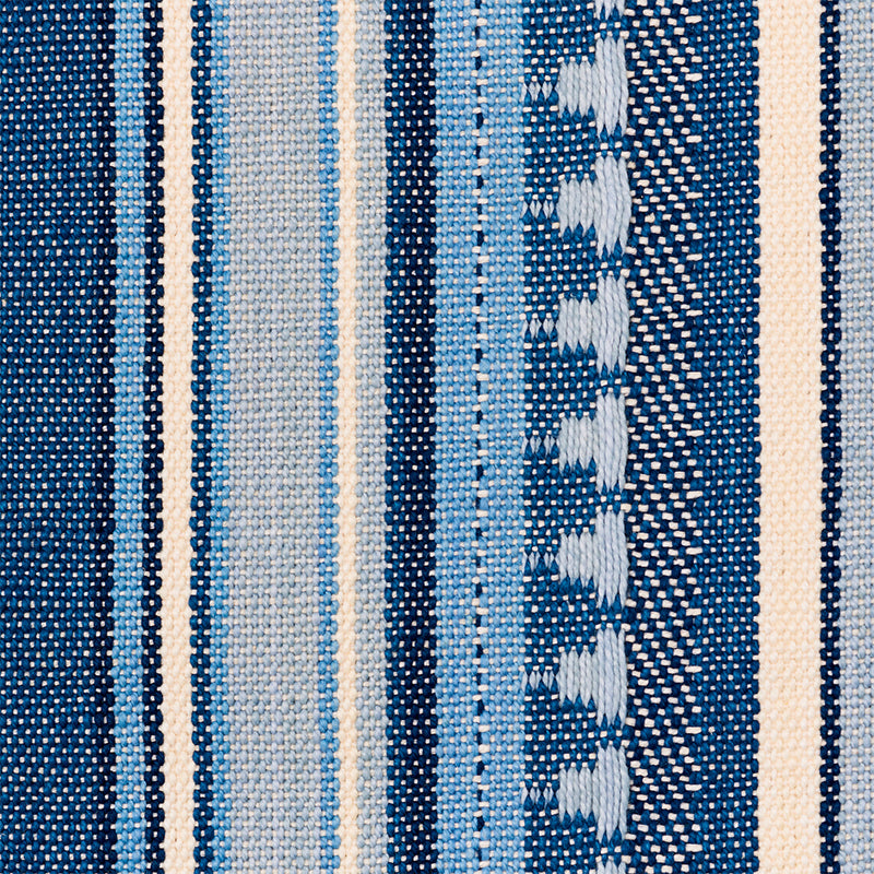 ZUNI-STRIPE-BLUE-SCHUMACHER-78731 - Schumacher Fabric