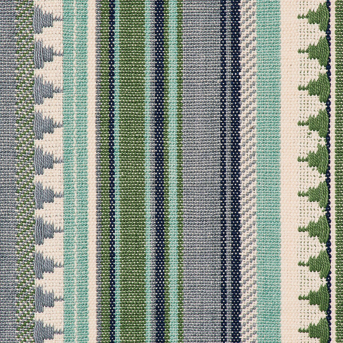 ZUNI-STRIPE-AQUA-SCHUMACHER-78733 - Schumacher Fabric