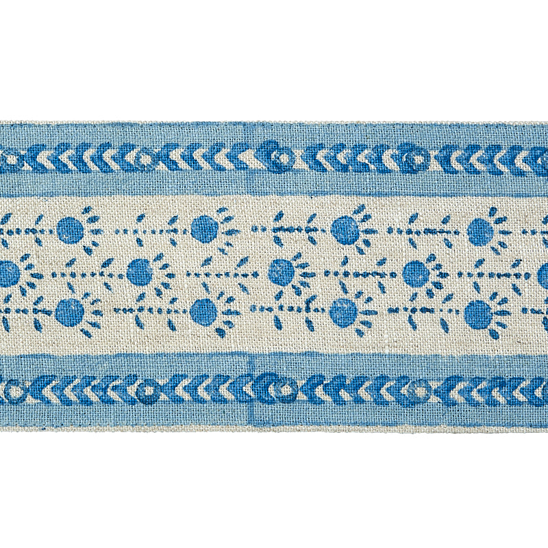 PICA-BELLA-HAND-BLOCKED-TAPE-BLUE-SCHUMACHER-79101 - Schumacher Recortar