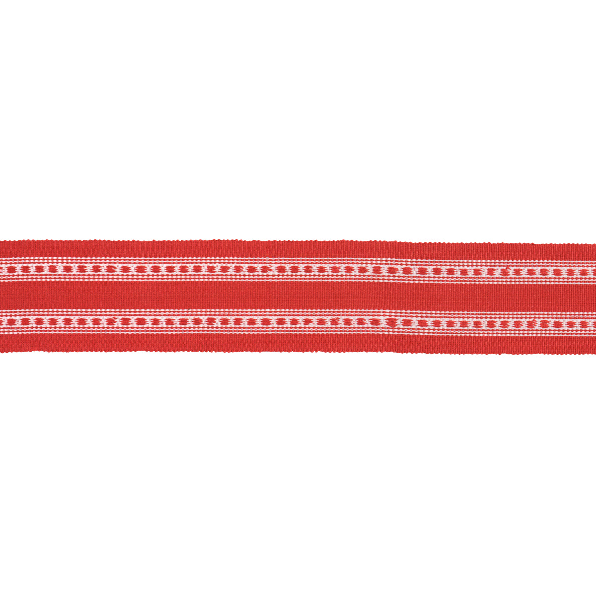 LUBECK-TAPE-RED-SCHUMACHER-79114 - Schumacher Trim