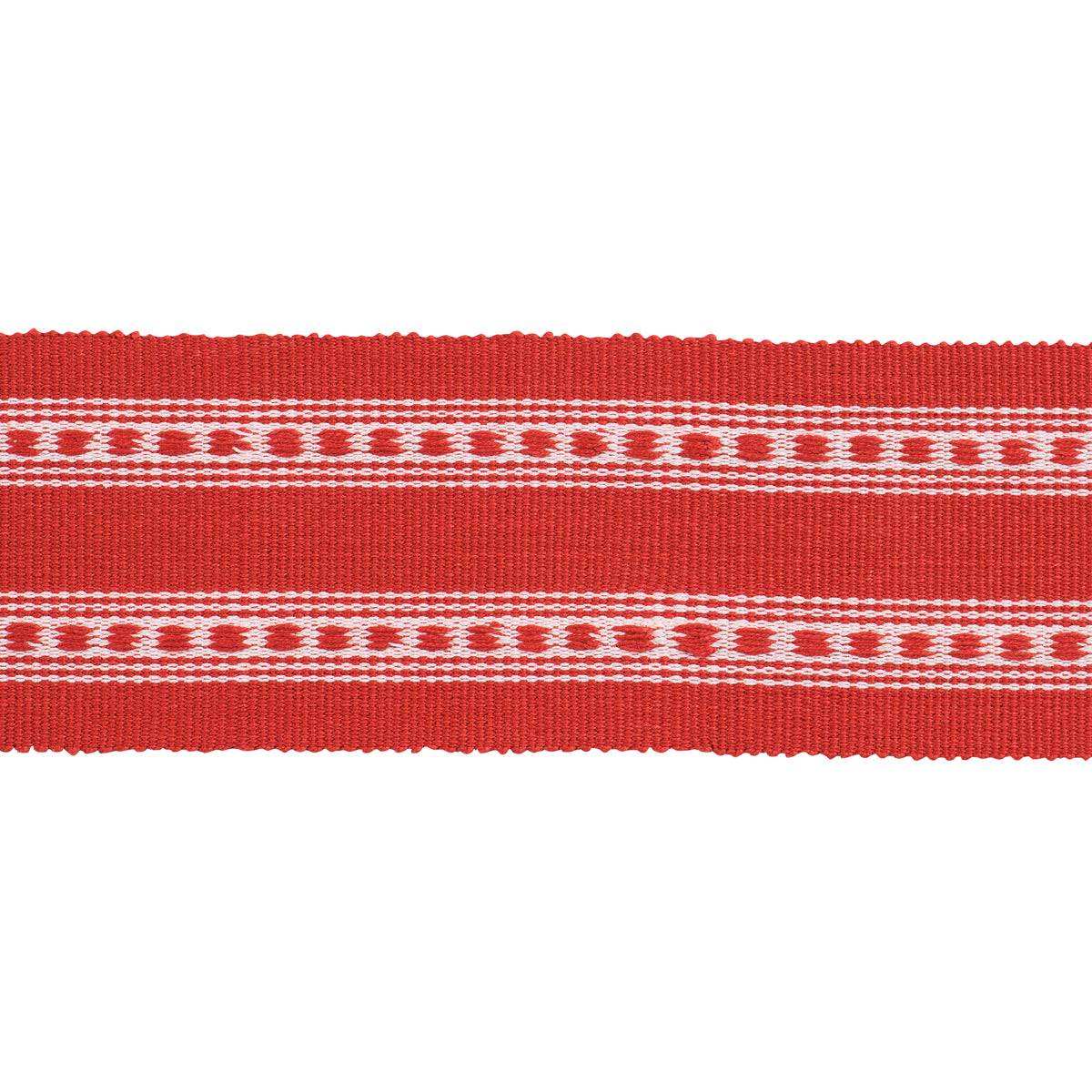 LUBECK-TAPE-RED-SCHUMACHER-79114 - Schumacher Trim