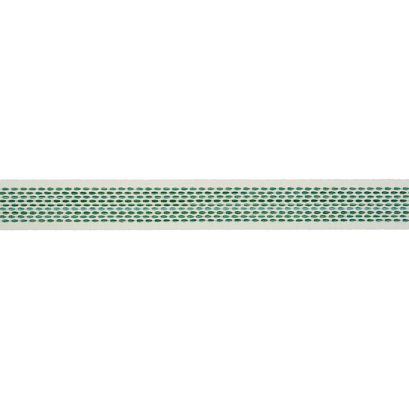 PORTOLA-TAPE-INDOOR-OUTDOOR-GREEN-SCHUMACHER-79420 - Schumacher Trim