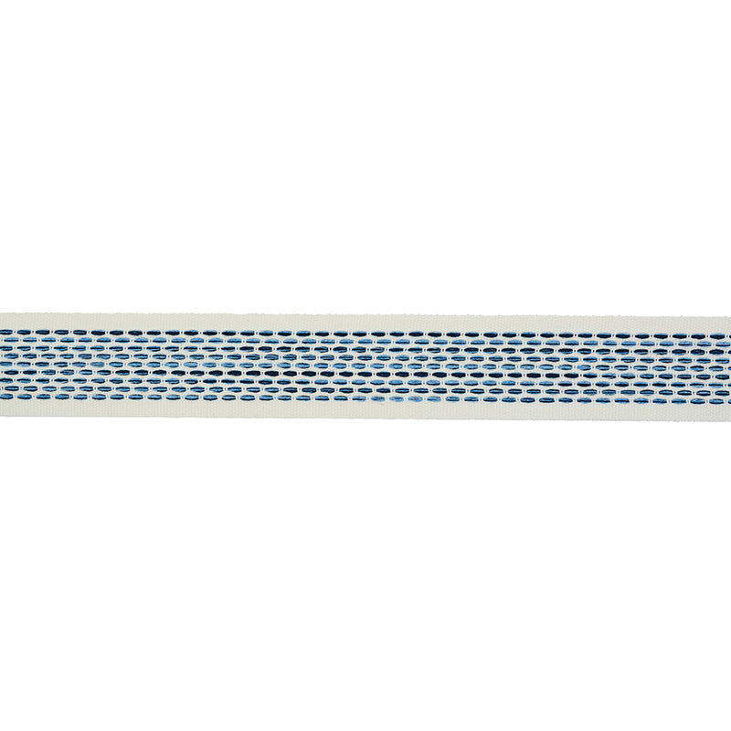 PORTOLA-TAPE-INDOOR-OUTDOOR-BLUE-SCHUMACHER-79421 - Schumacher Trim