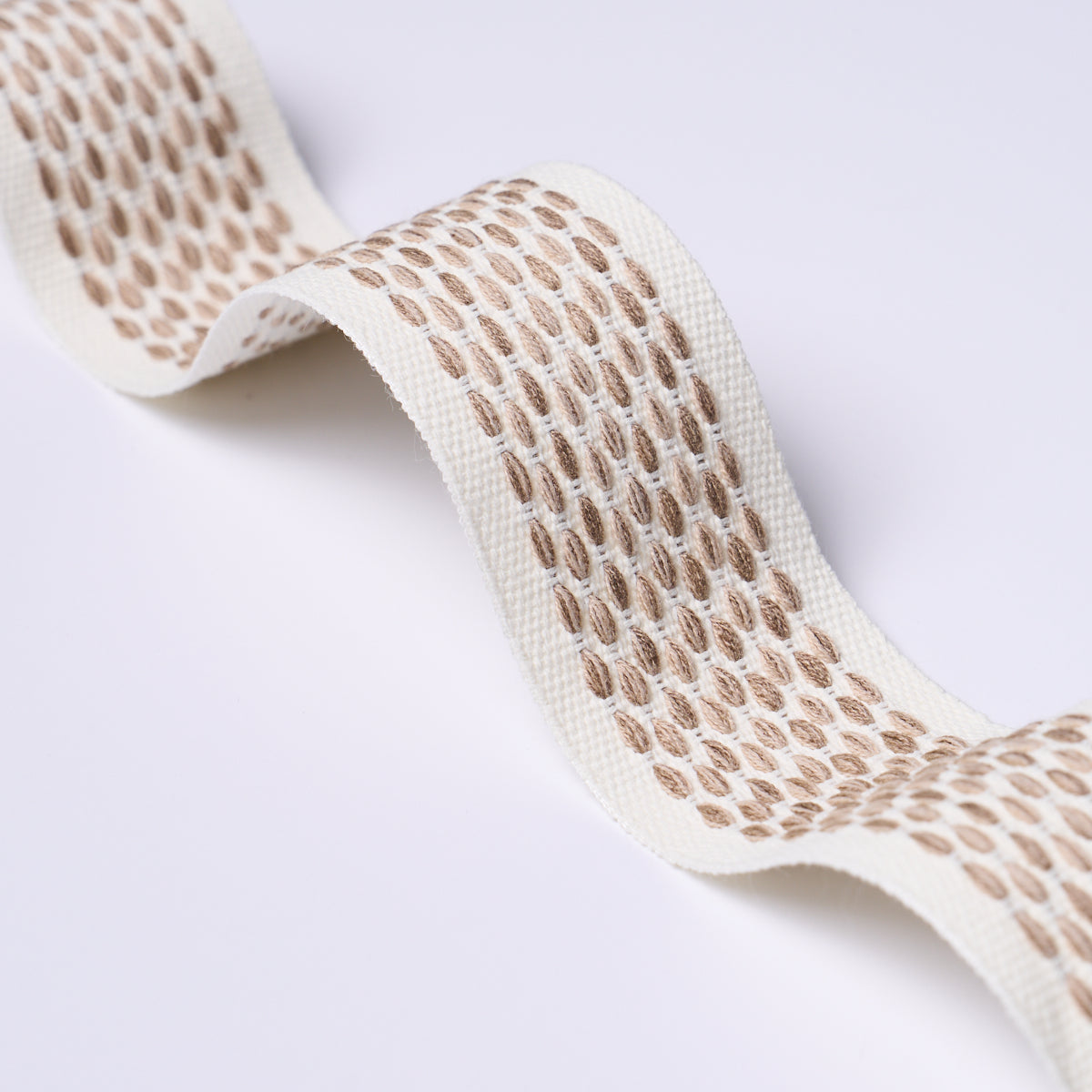PORTOLA-TAPE-INDOOR-OUTDOOR-FLAX-SCHUMACHER-79429 - Schumacher Trim