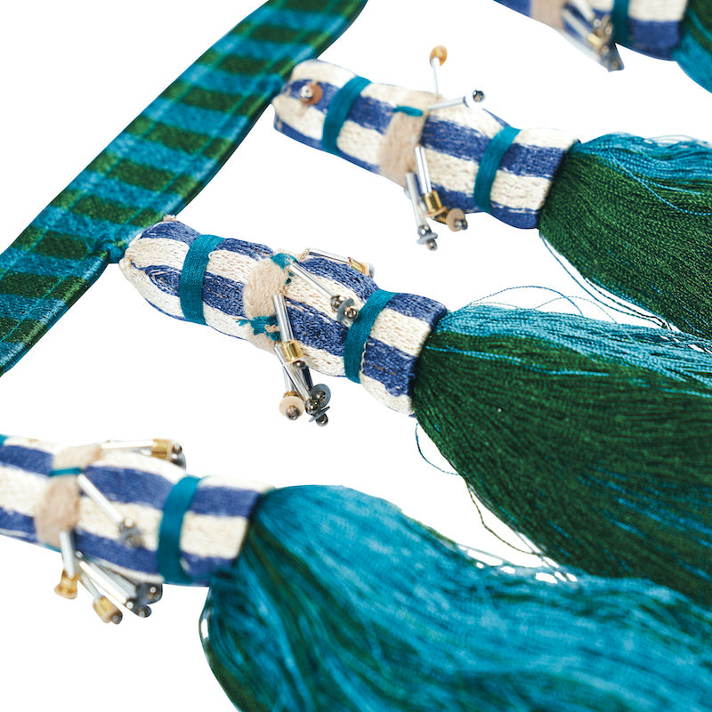 ANTONY-TASSEL-TRIM-PEACOCK-GREEN-SCHUMACHER-79601 - Schumacher Recortar