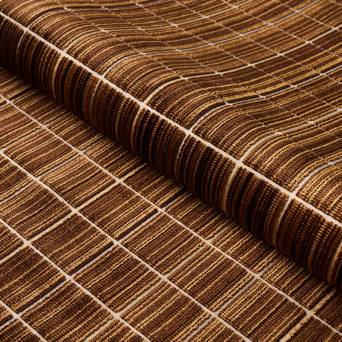 Corneille Velvet - Mocha - Schumacher 79633 Fabric - Schumacher Fabric