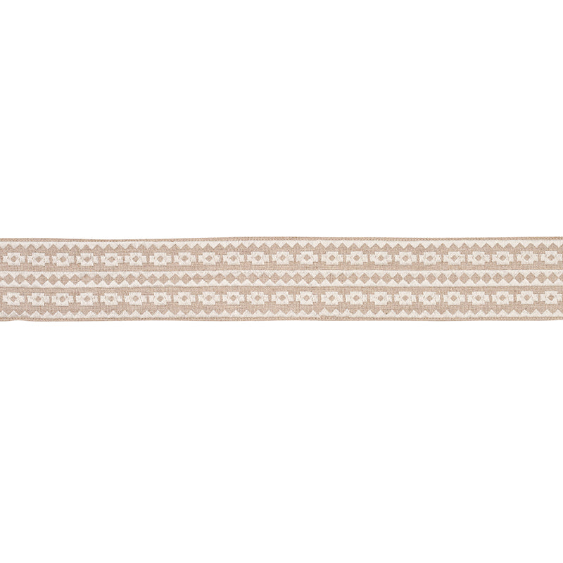 TALITHA-TAPE-IVORY-ON-NATURAL-SCHUMACHER-79920 - Schumacher Recortar