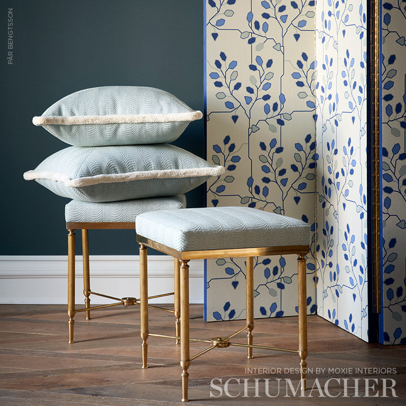 Hurdles Performance - Mineral - Schumacher 79960 Fabric - Schumacher Fabric