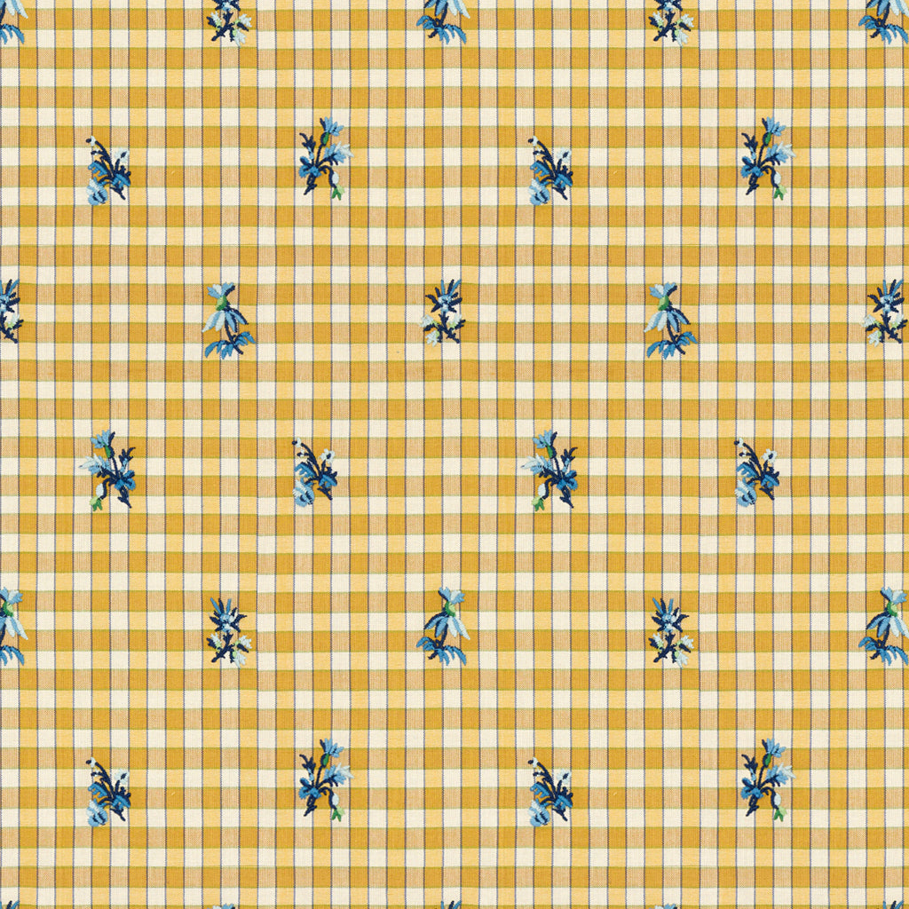 La Seyne Fleuri - Sunflower - Brunschwig & Fils Fabric
