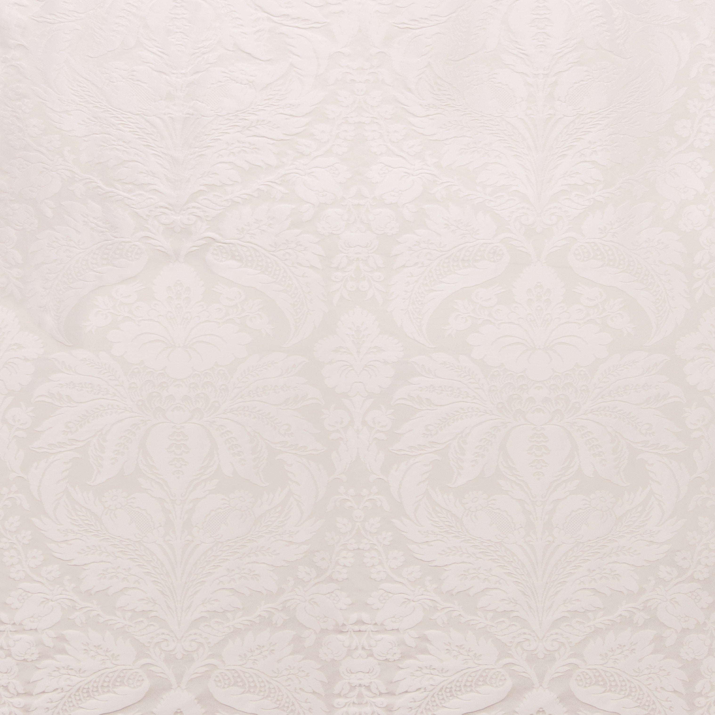 Damask Pierre - Snow - Brunschwig & Fils Fabric