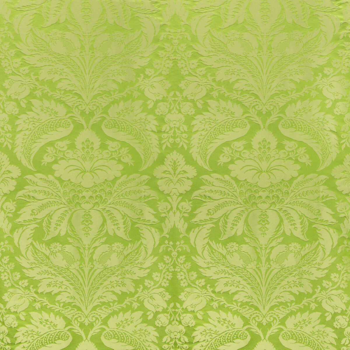 Damask Pierre - Green - BRUNSCHWIG & FILS Tela