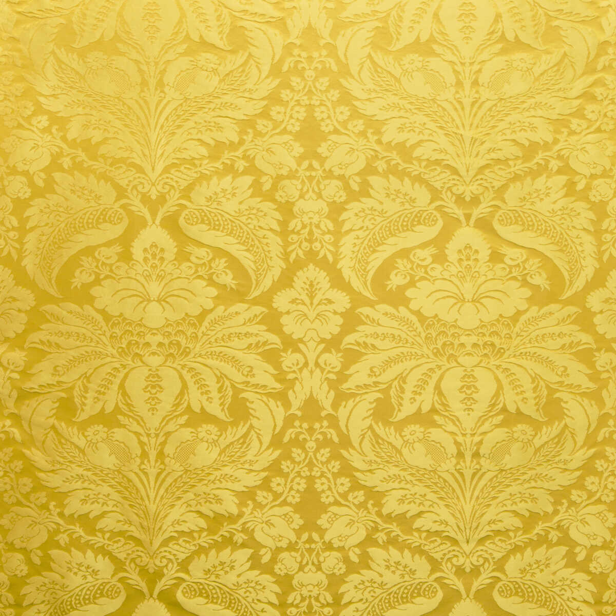 Damask Pierre - Canary - BRUNSCHWIG & FILS Fabric