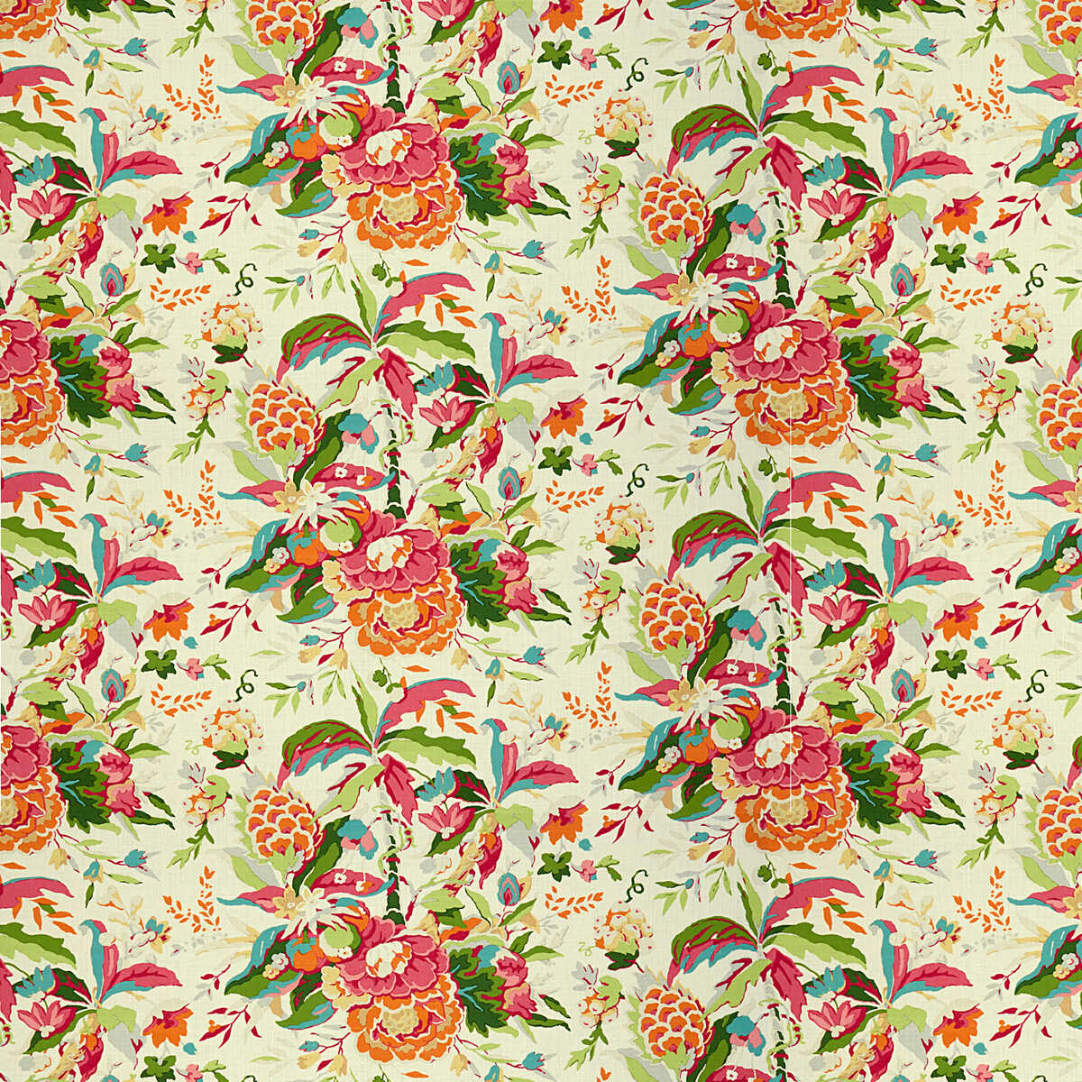 Horseshoe Bay - Pink/Orange - BRUNSCHWIG & FILS Fabric
