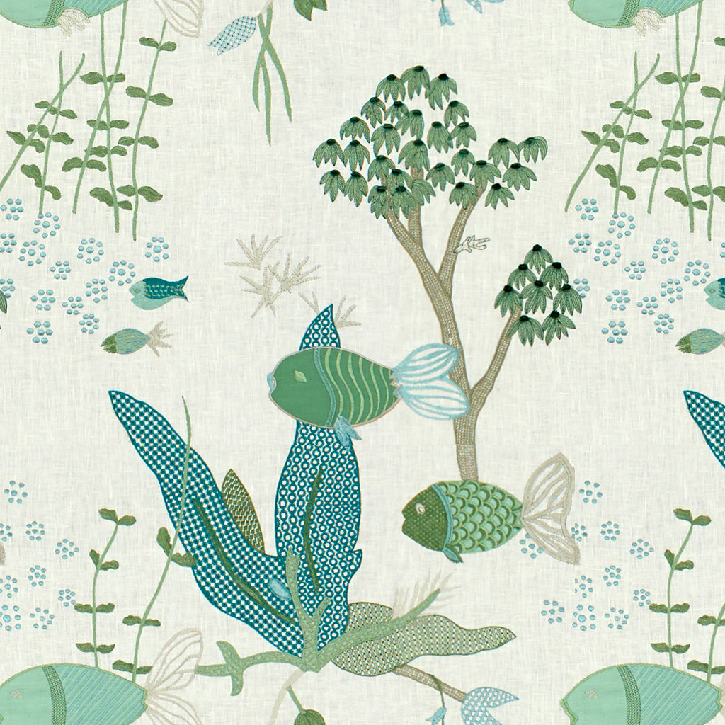 Lyford Cay - Seafoam - Brunschwig & Fils Fabric