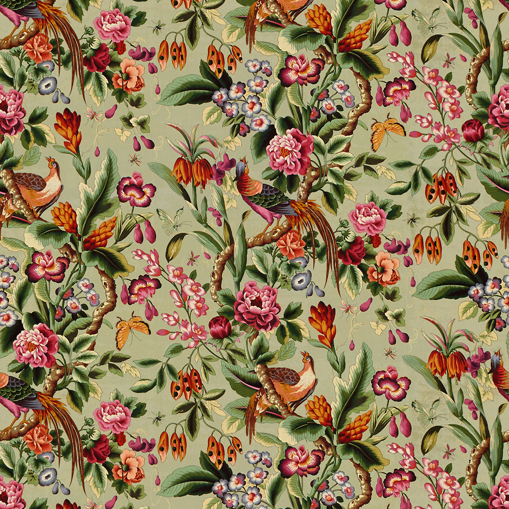 Pheasans - Sable - Brunschwig & Fils Fabric