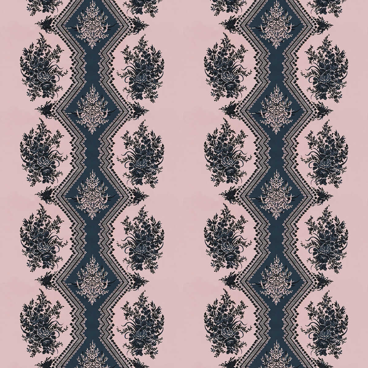 Coppelia Satin - Rose - BRUNSCHWIG & FILS Tela
