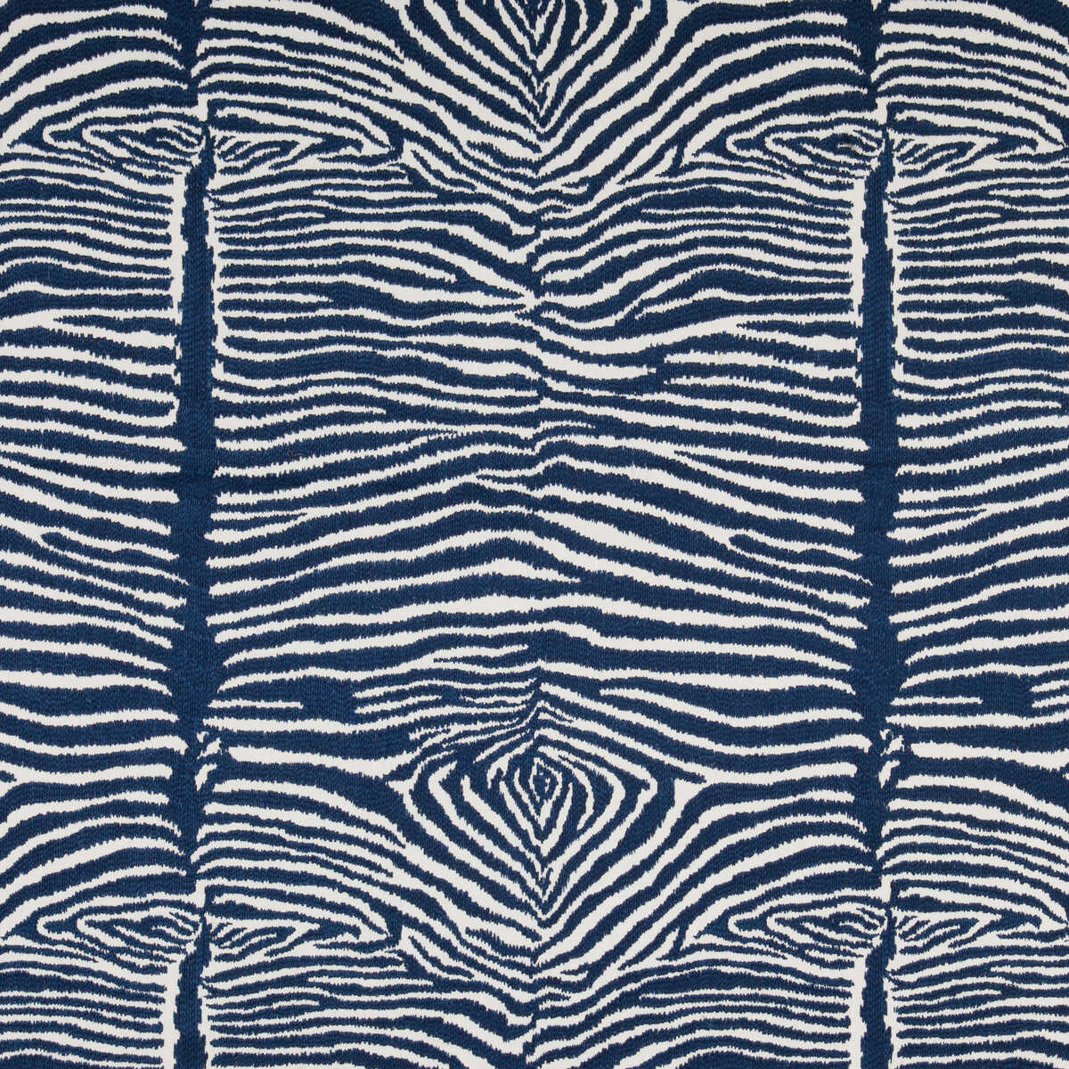 Le Zebre Emb - Navy - BRUNSCHWIG & FILS Tela