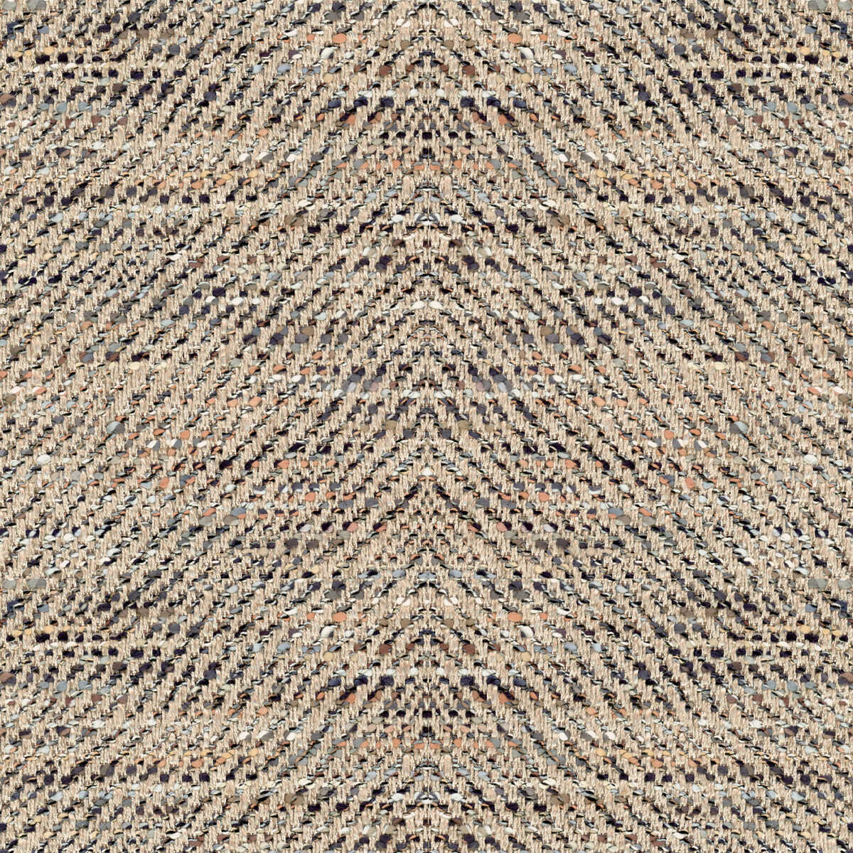 Sarada Texture - Blue/Tan - BRUNSCHWIG & FILS Fabric