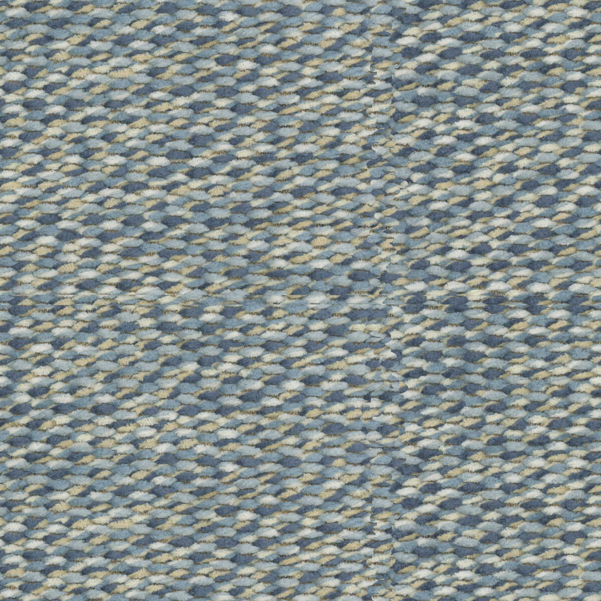Aravis Chenille - Blue - BRUNSCHWIG & FILS Tela