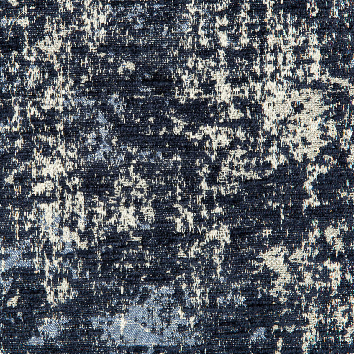 Les Ecorces Woven - Navy - BRUNSCHWIG & FILS Tela