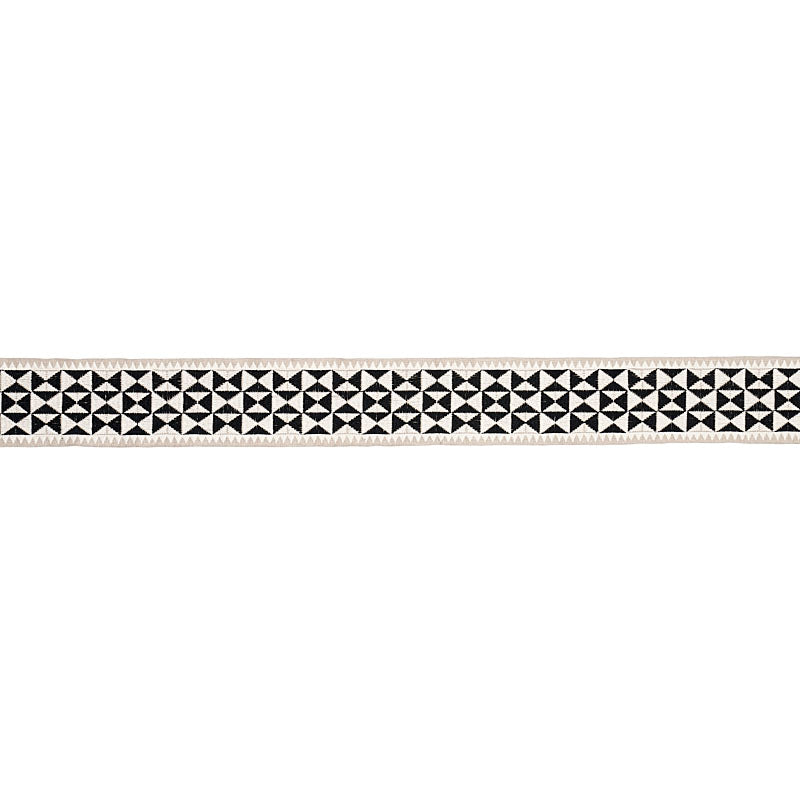 ZULMA-EMBROIDERED-TAPE-BLACK-SCHUMACHER-80190 - Schumacher Trim
