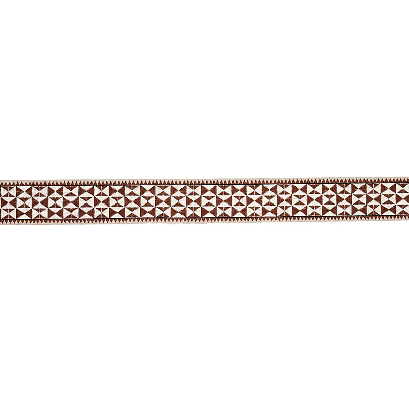 ZULMA-EMBROIDERED-TAPE-BROWN-SCHUMACHER-80191 - Schumacher Trim