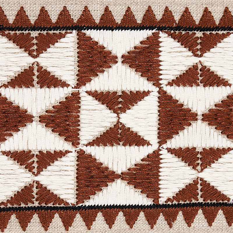 ZULMA-EMBROIDERED-TAPE-BROWN-SCHUMACHER-80191 - Schumacher Trim
