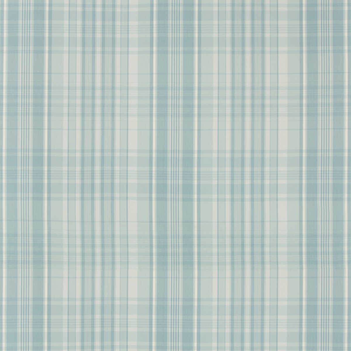 Guernsey Check - Aqua - BRUNSCHWIG & FILS Tela