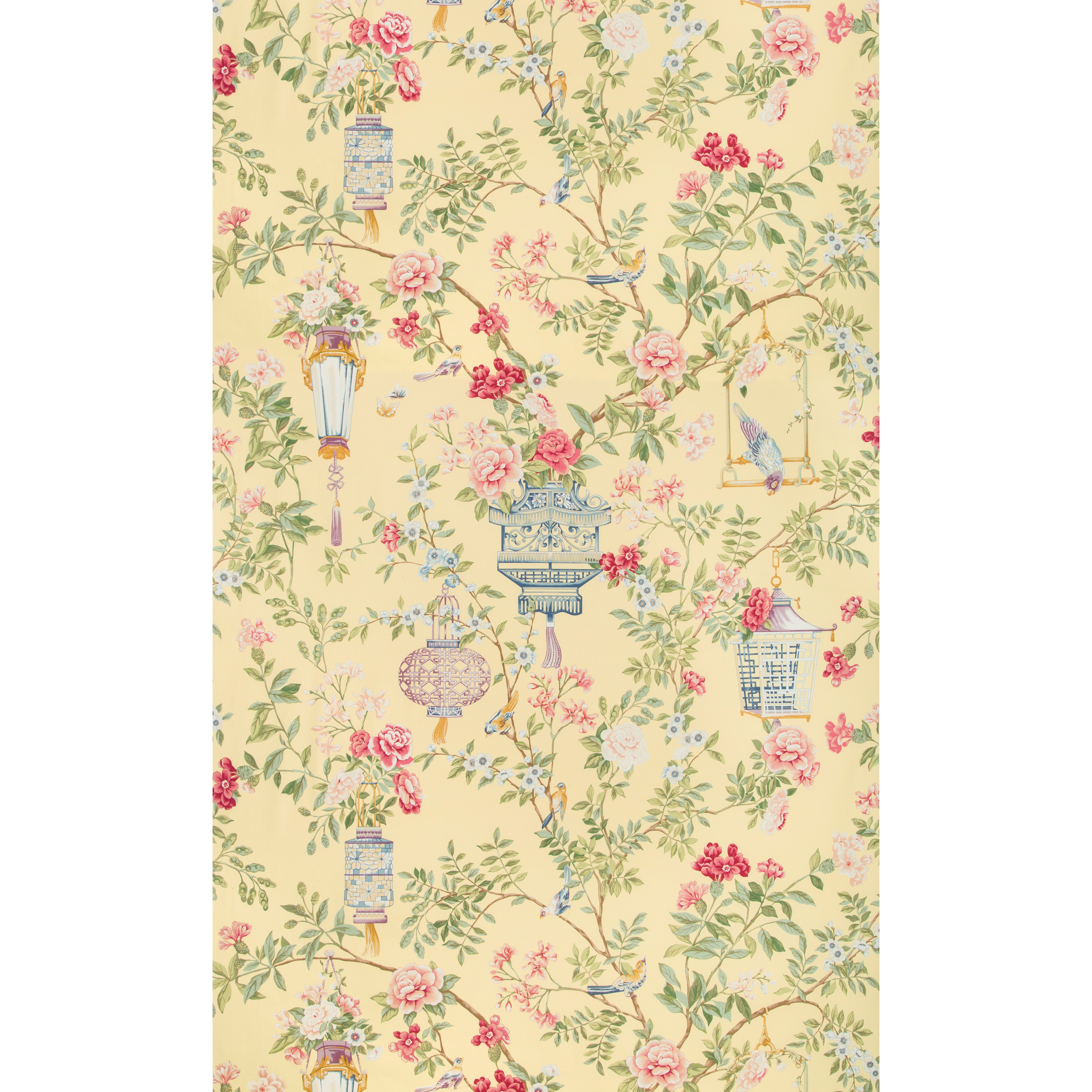 Jardin Fleuri Print - Sun - Brunschwig & Fils Fabric