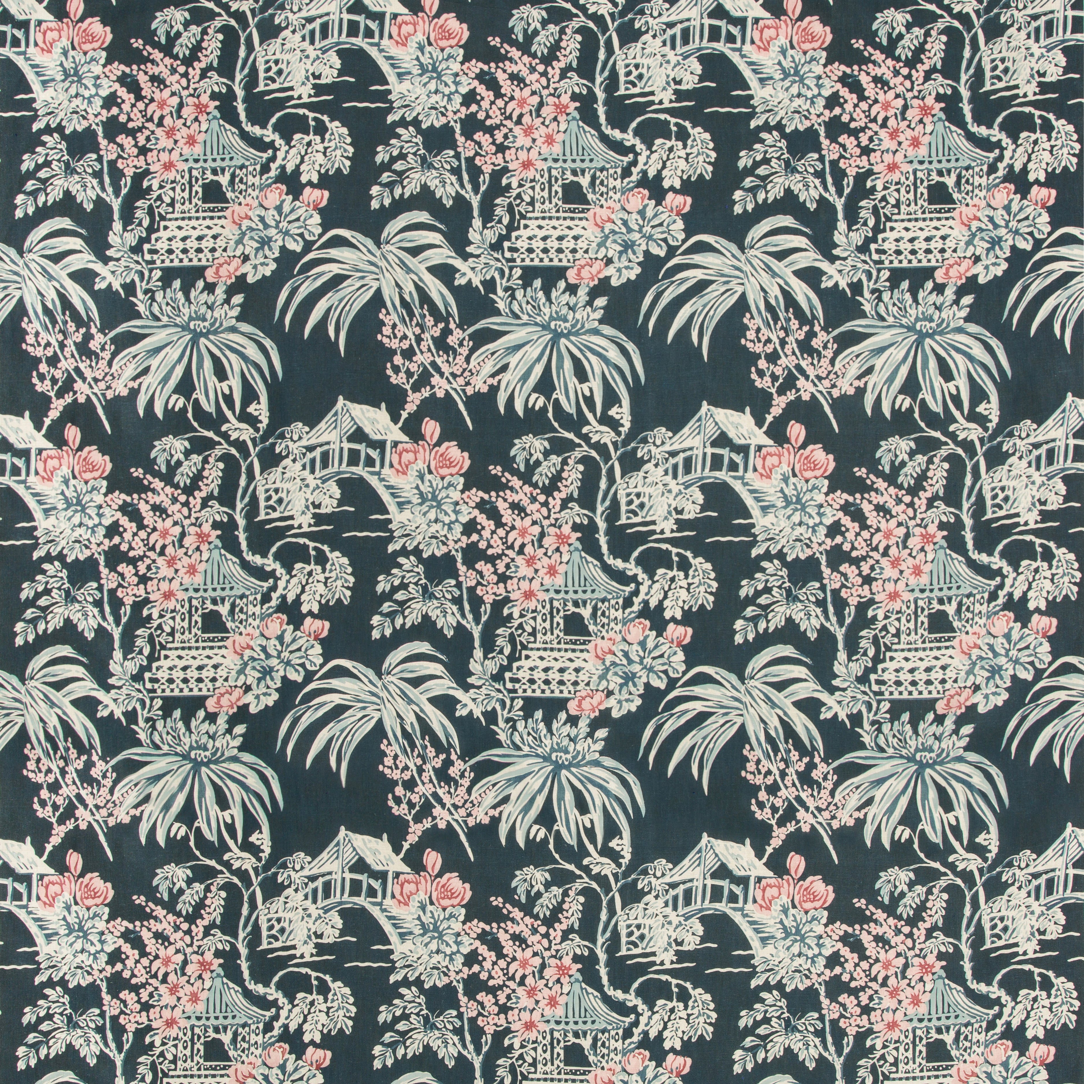 Tongli Print - Midnight - Brunschwig & Fils Fabric