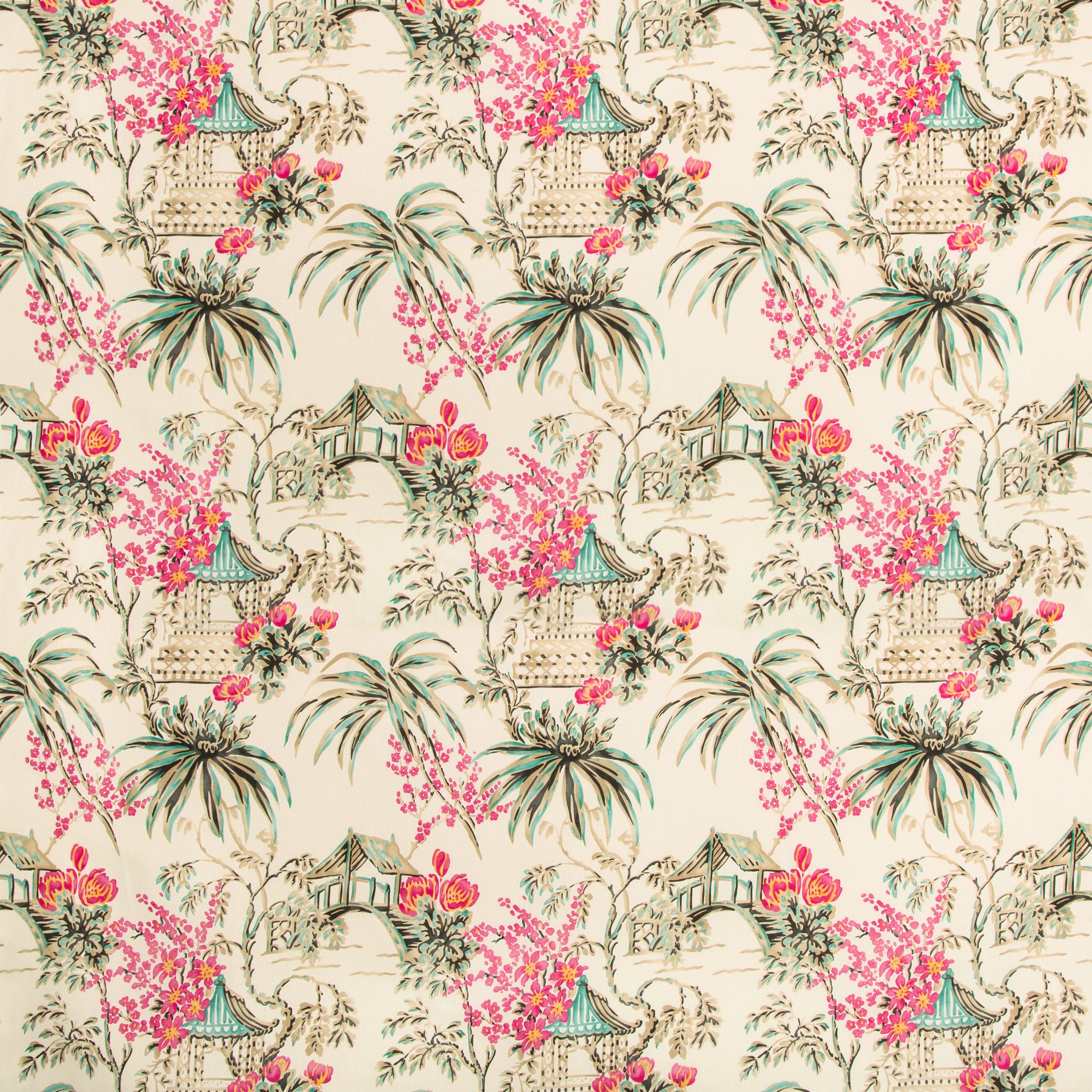 Tongli Print - Peony - Brunschwig & Fils Fabric