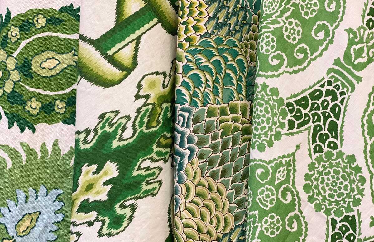 Katibi Print - Leaf - BRUNSCHWIG & FILS Fabric