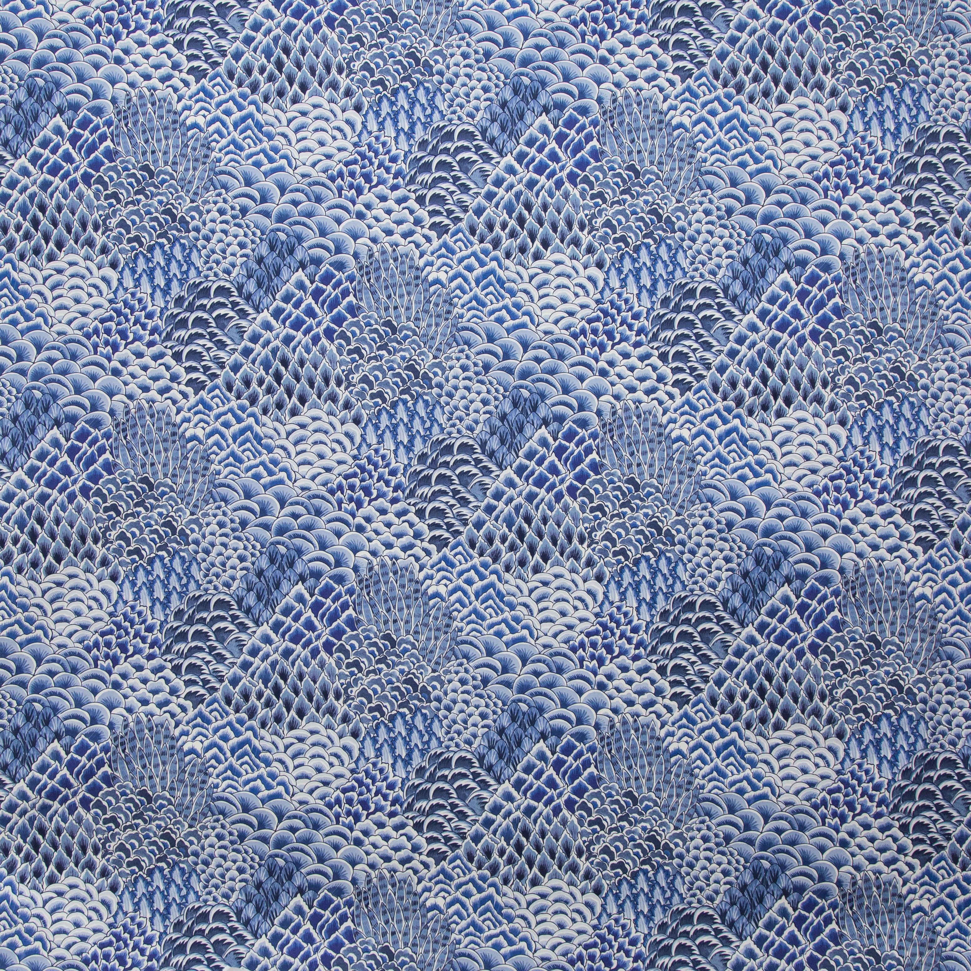 Katibi Print - Blue - Brunschwig & Fils Fabric