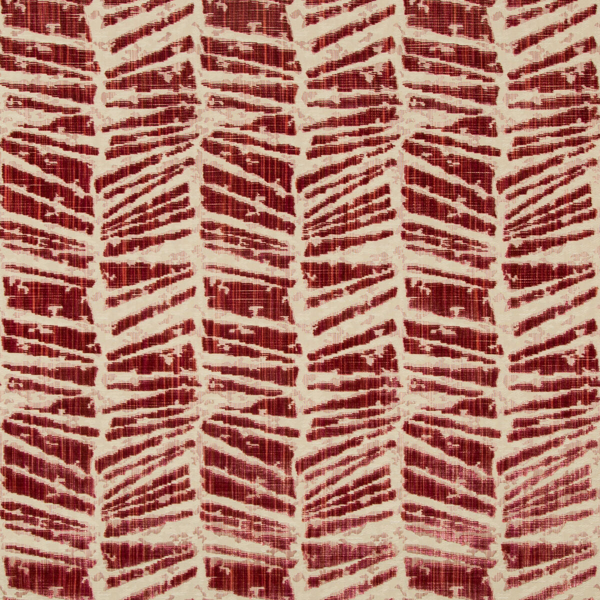 Chaumont Velvet - Red - Brunschwig & Fils Fabric