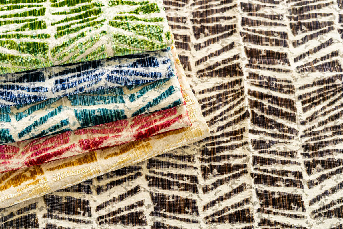 Chaumont Velvet - Teal - BRUNSCHWIG & FILS Tela