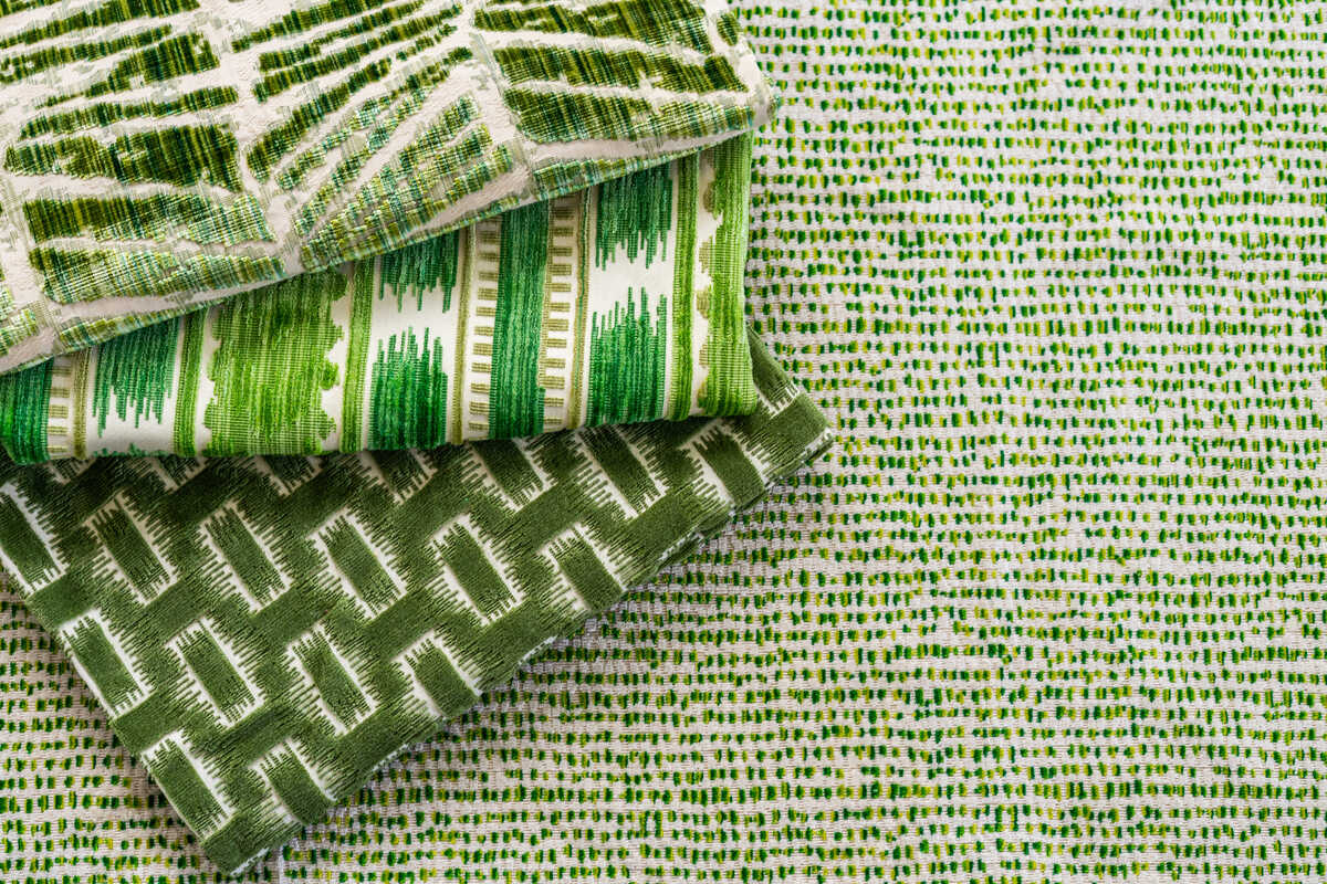 Chambord Velvet - Leaf - BRUNSCHWIG & FILS Tela