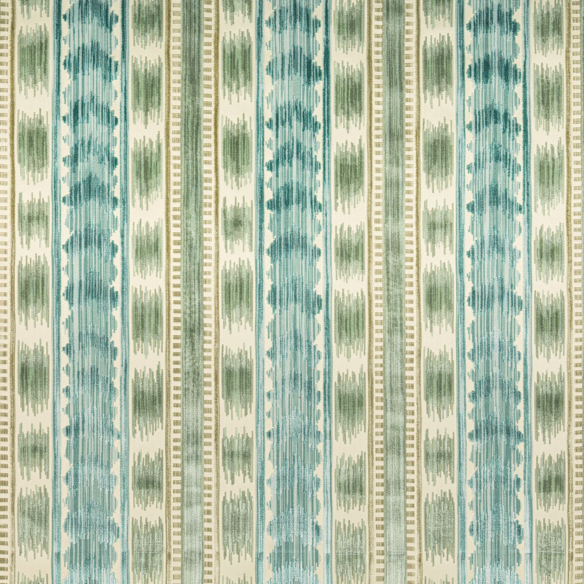 Bayeaux Velvet - Aqua - Brunschwig & Fils Fabric