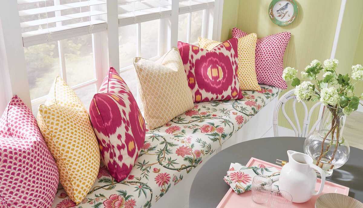 Veronique Print - Jewel - BRUNSCHWIG & FILS Tela