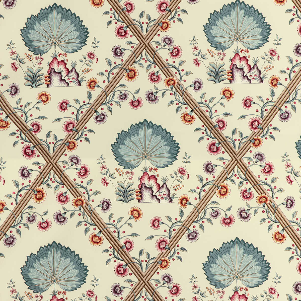 Loire Print - Jewel - BRUNSCHWIG & FILS Tela