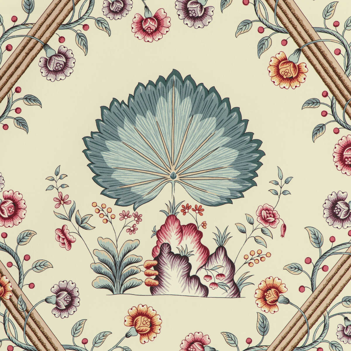 Loire Print - Jewel - BRUNSCHWIG & FILS Tela