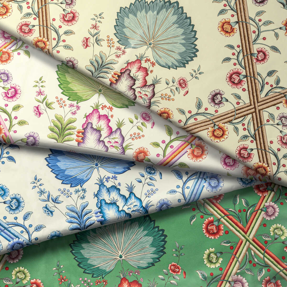 Loire Print - Emerald - BRUNSCHWIG & FILS Fabric