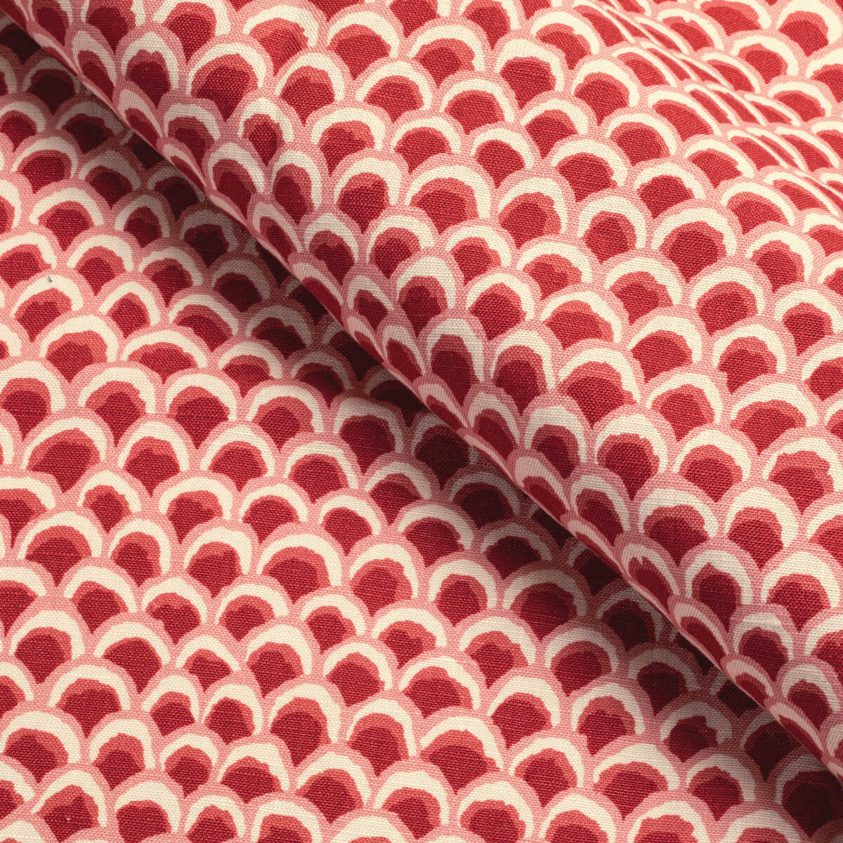 Pave Ii Print - Red - BRUNSCHWIG & FILS Tela