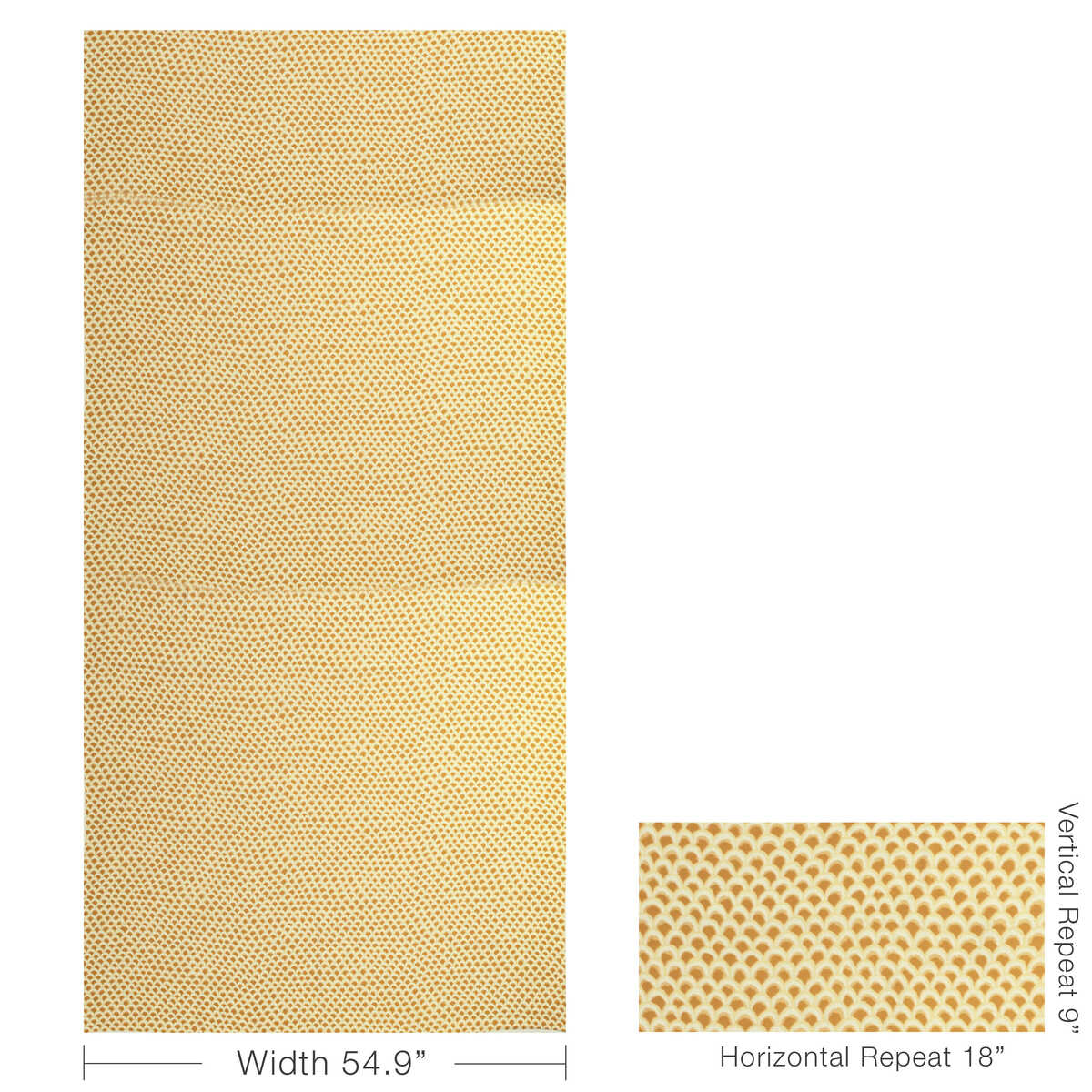 Pave Ii Print - Canary - BRUNSCHWIG & FILS Tela