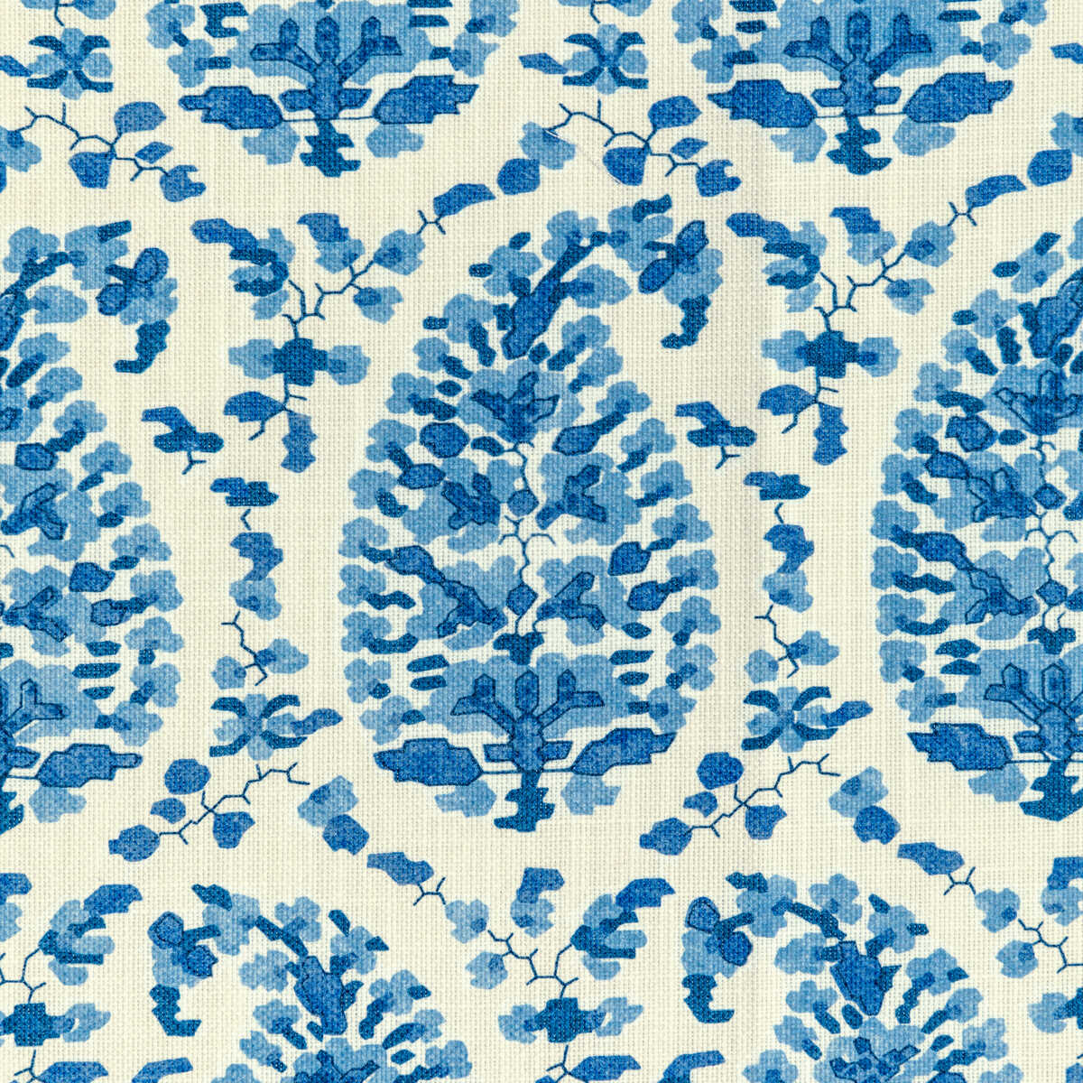 Rougier Print - Blue - BRUNSCHWIG & FILS Tela
